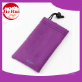 Wholesale Price Microfiber Cellphone Pouch with Drawstring
